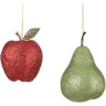 Подвеска яблоко/груша HOUSE OF SEASONS, зеленая, 10*9 см 83832
